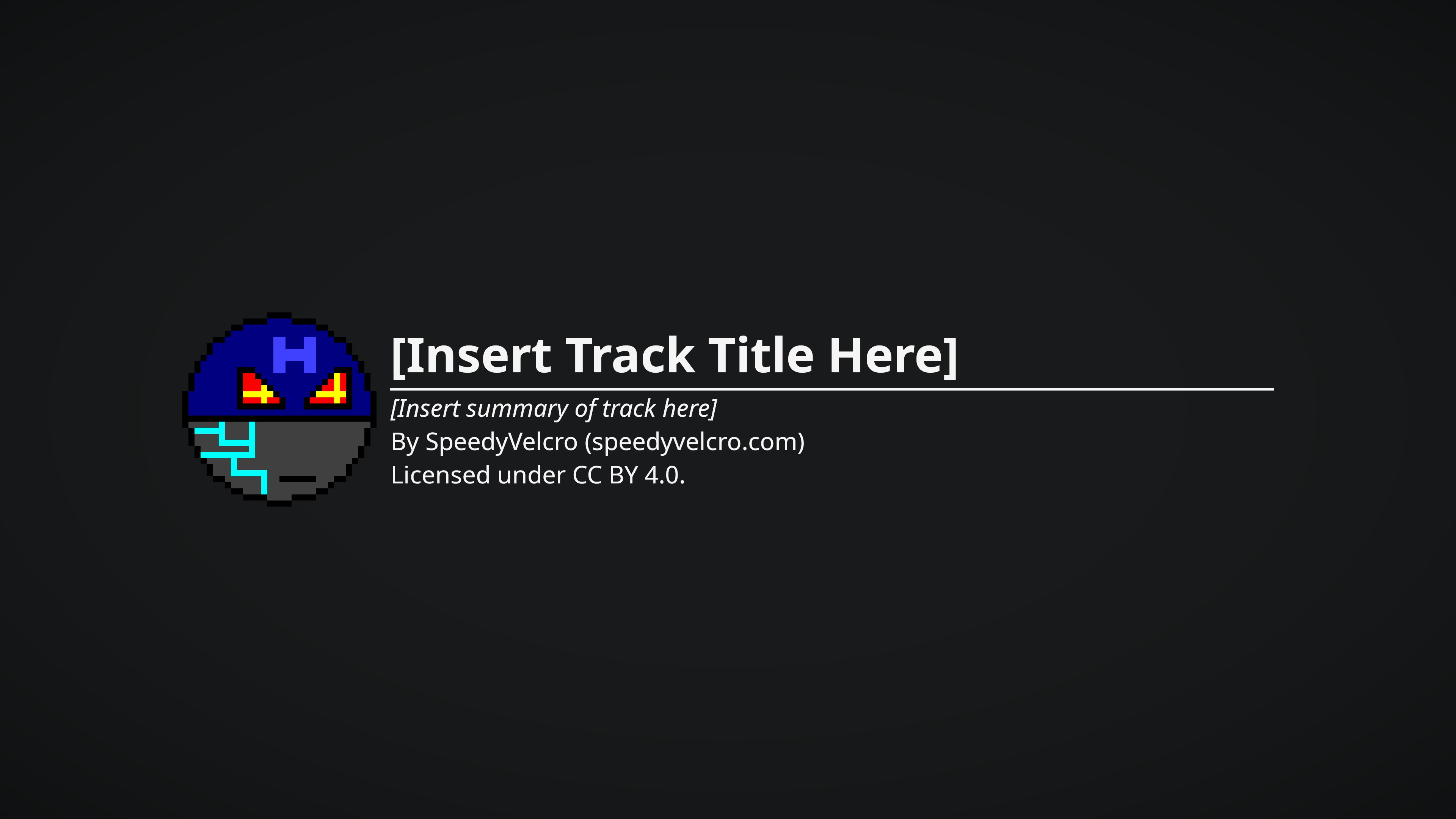 Video background showing a vignette with banding